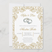 Invitation Mariage anneau Mariage espagnol (Devant)