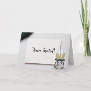 Invitation Mariage Anniversaire Champagne Anniversaire Invita