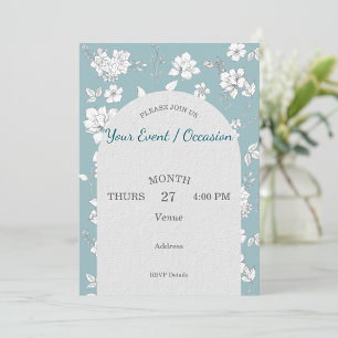 Invitation Mariage Anniversaire Fête Générique Personnaliser