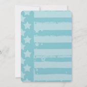 Invitation Mariage Aqua Flag (Dos)