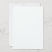 Invitation Mariage Aqua Gentle Bloom (Dos)