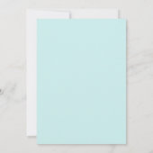 Invitation Mariage Aqua Lemon Lily (Dos)