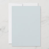 Invitation Mariage Aqua Lotus Filigrane (Dos)