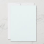 Invitation Mariage Aqua Tropical Corail Eucalyptus (Dos)