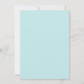 Invitation Mariage Aqua Violet Bloom (Dos)