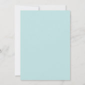 Invitation Mariage Aquarelle Aqua Blush (Dos)