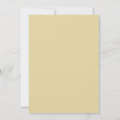 Invitation Mariage aquarelle ardoise et moutarde (Dos)