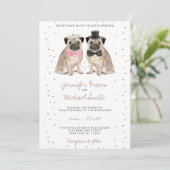 Invitation Mariage aquarelle Carlin (Debout devant)