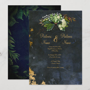 Invitation Mariage aquarelle celtique