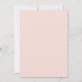 Invitation Mariage aquarelle corail aqua (Dos)