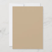 Invitation Mariage Aquarelle Corail Tan (Dos)