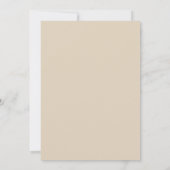 Invitation Mariage aquarelle crème lilas (Dos)