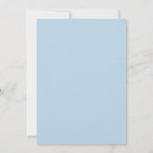 Invitation Mariage aquarelle pavot corail (Dos)