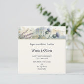 Invitation Mariage Aquarelle Paysage (Debout devant)