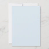 Invitation Mariage aquarelle Silver Ice (Dos)