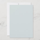 Invitation Mariage Aquarelle Slate Peach (Dos)