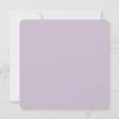 Invitation Mariage aquarelle tropical Protea violet  (Dos)