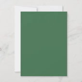 Invitation Mariage aquarelle tropicale verdure (Dos)