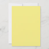 Invitation Mariage Aquarelle Violet Jaune (Dos)