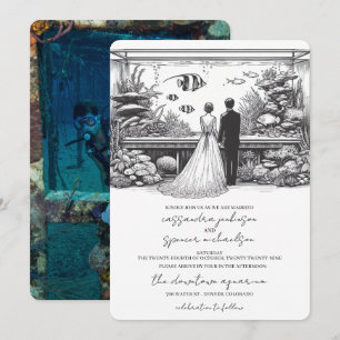 Invitation Mariage Aquarium