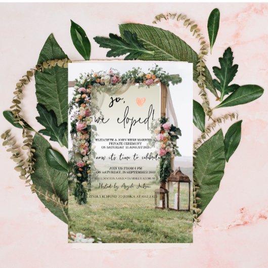Invitation Mariage Arbour Lanterne Mariage Elopement
