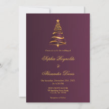 Mariage arbre de Noël minimaliste chic et élégant