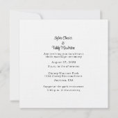 Invitation Mariage arc-en-ciel lesbien (Dos)