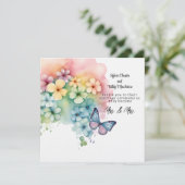 Invitation Mariage arc-en-ciel lesbien (Debout devant)