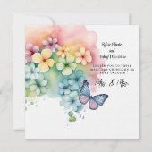 Invitation Mariage arc-en-ciel lesbien (Devant)