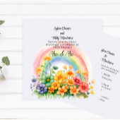 Invitation Mariage arc-en-ciel lesbien