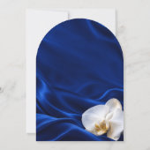 Invitation Mariage Arche de l'Orchidée Saphir (Dos)