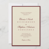 Invitation Mariage Argenté Vieilli Code QR Argent Vieilli (Devant)