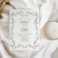Mariage Armoirie Monogramme de la Vigne de Rose de