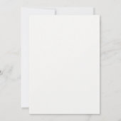 Invitation Mariage Art Botanique Hydrangea Ardoise (Dos)