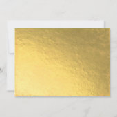 Invitation Mariage Art Déco Couple Shower Gatsby Or Foil (Dos)