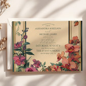 Invitation Mariage Art Nouveau classique