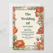 Invitation Mariage Art nouveau classique (Devant)