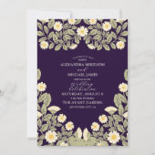 Invitation Mariage Art Nouveau Daisy (Devant)
