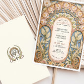 Invitation Mariage Art Nouveau Printemps