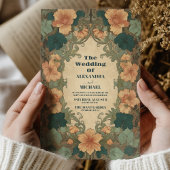 Invitation Mariage Art nouveau vintage