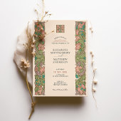 Invitation Mariage Arts et Métiers vintages