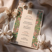 Invitation Mariage Arts et Métiers vintages