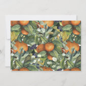 Invitation Mariage Attire | Palette de couleurs Citrus (Dos)