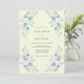 Invitation Mariage au Beurre Pervenche (Debout devant)