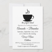 Invitation Mariage au café The Perfect Blend (Devant)