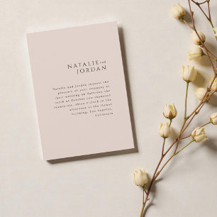 Invitation Mariage au Champagne Élégant Minimaliste Moderne S