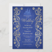 Invitation Mariage au Château de la Rose Enchantée (Devant)