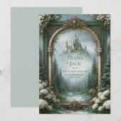Invitation Mariage au Château de Teal (Devant / Derrière)