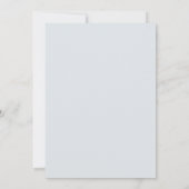Invitation Mariage au Château Floral de Saphir (Dos)