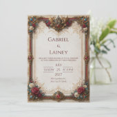 Invitation Mariage au château Ruby Rose (Debout devant)